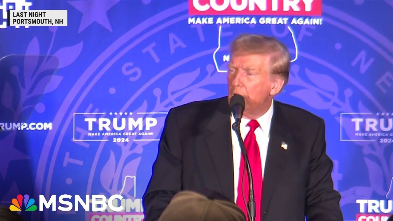 Trump makes bizarre shift when talking about 'grannies' in speech