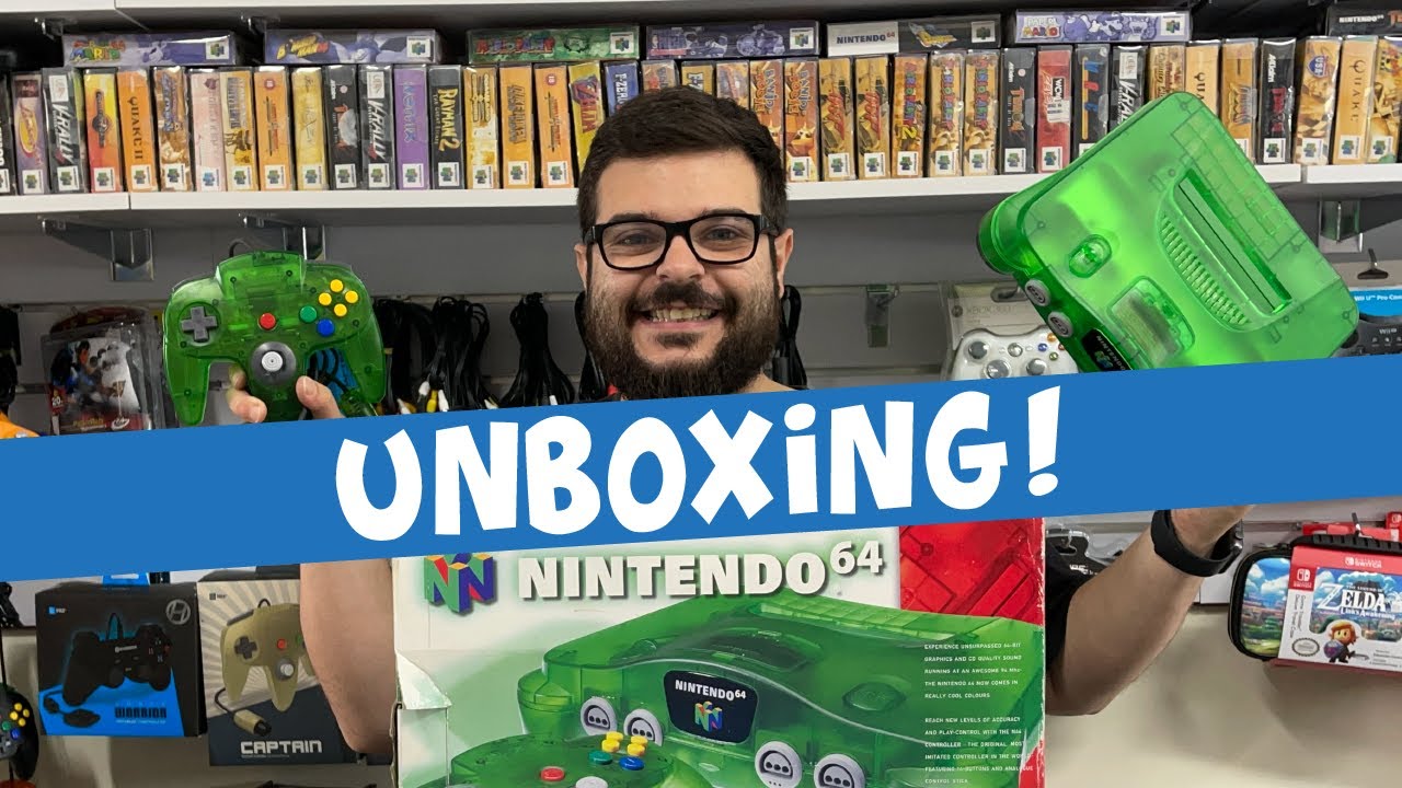 Unboxing an Australian Funtastic Jungle Green N64 Console!