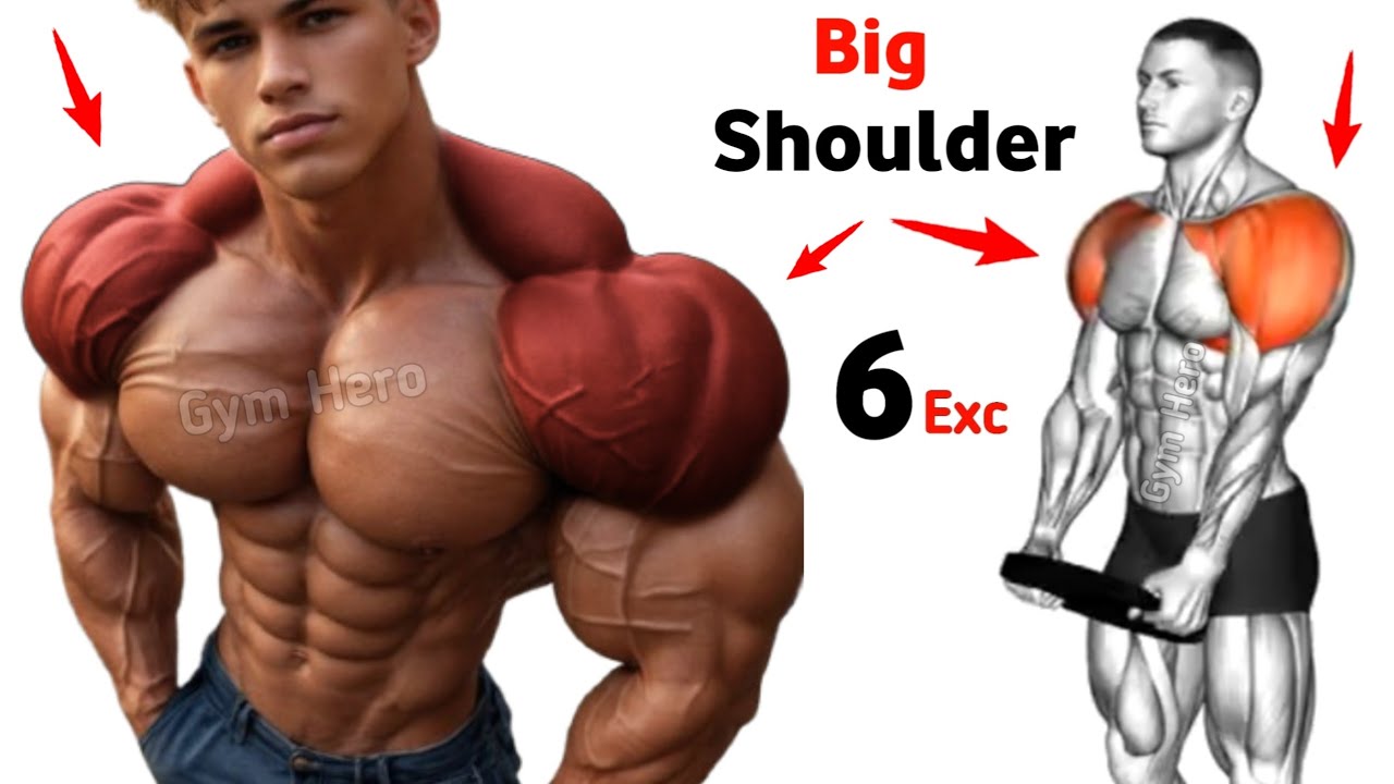 6 Shoulder Exercises to Build Wide Delts Fast