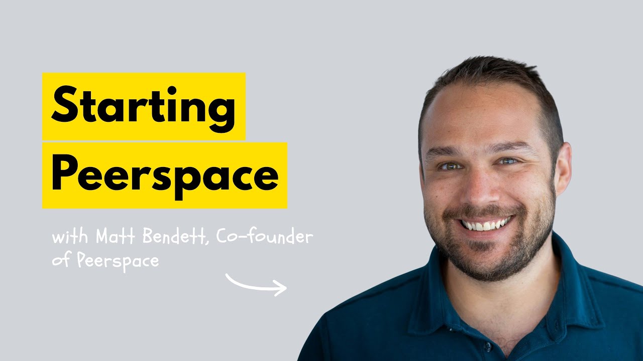 Starting Peerspace As A Marketplace For Spaces & Venues With Matt Bendett | EM Group Chat #174