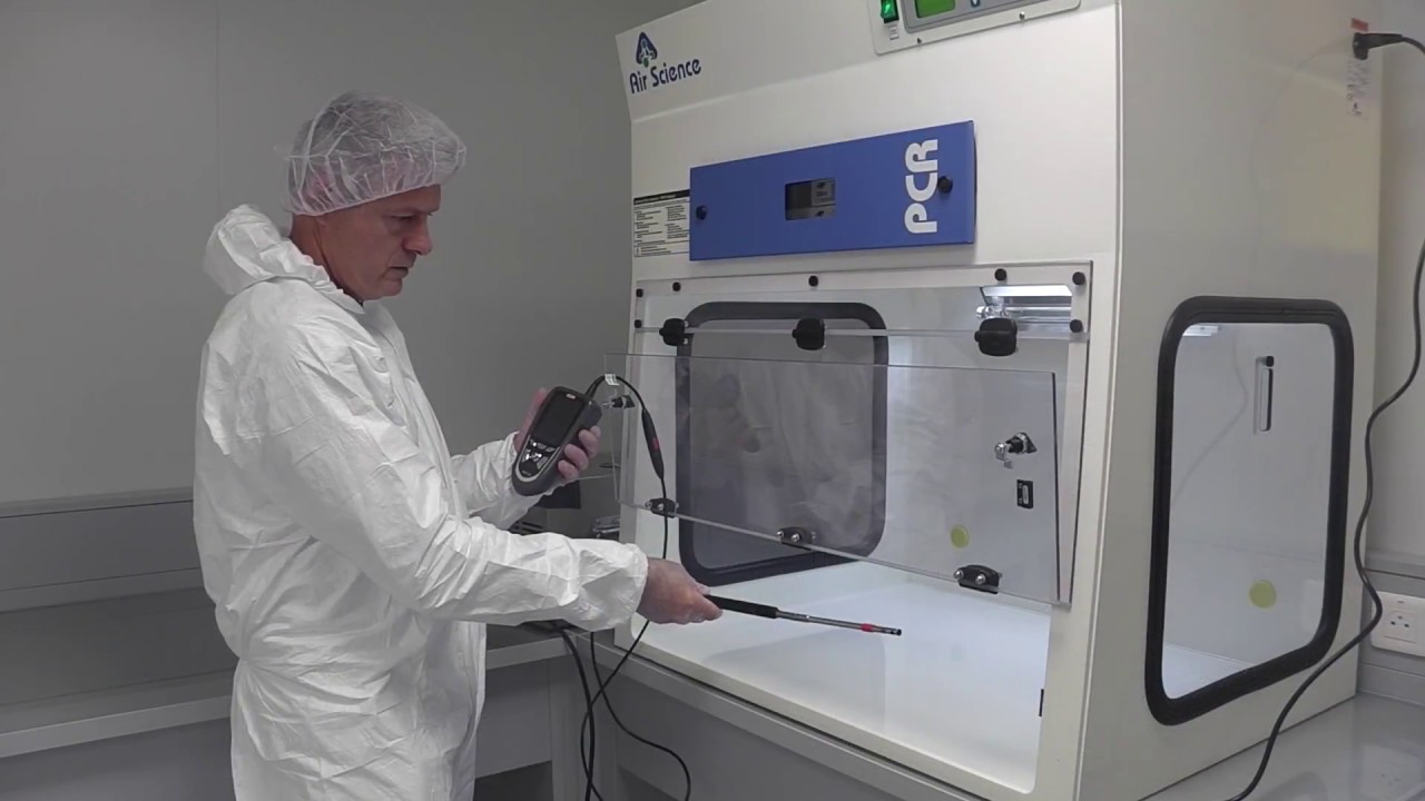 Tests particulaires sur  hotte à flux laminaire - INITIO SHOP