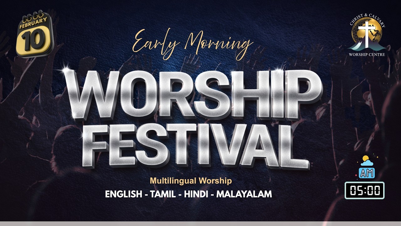 Early Morning Worship Festival || 10th Feb 2026 || Pastor Zakaria Vargis John || #CCWC