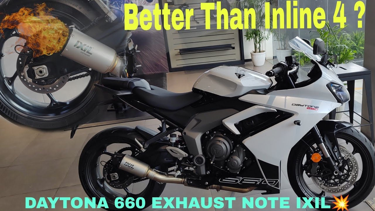 Daytona 660 Exhaust note (IXil Exhaust⚡)Better than Other superbike ? #triumph #daytona