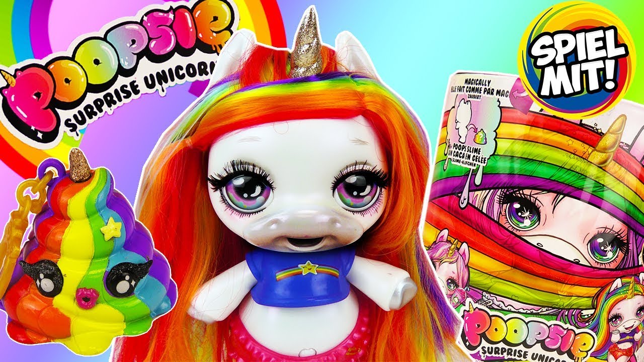 POOPSIE SLIME SURPRISE UNICORN deutsch - niedliche Einhorn Puppe macht GLITZER KACKE ins Töpfchen