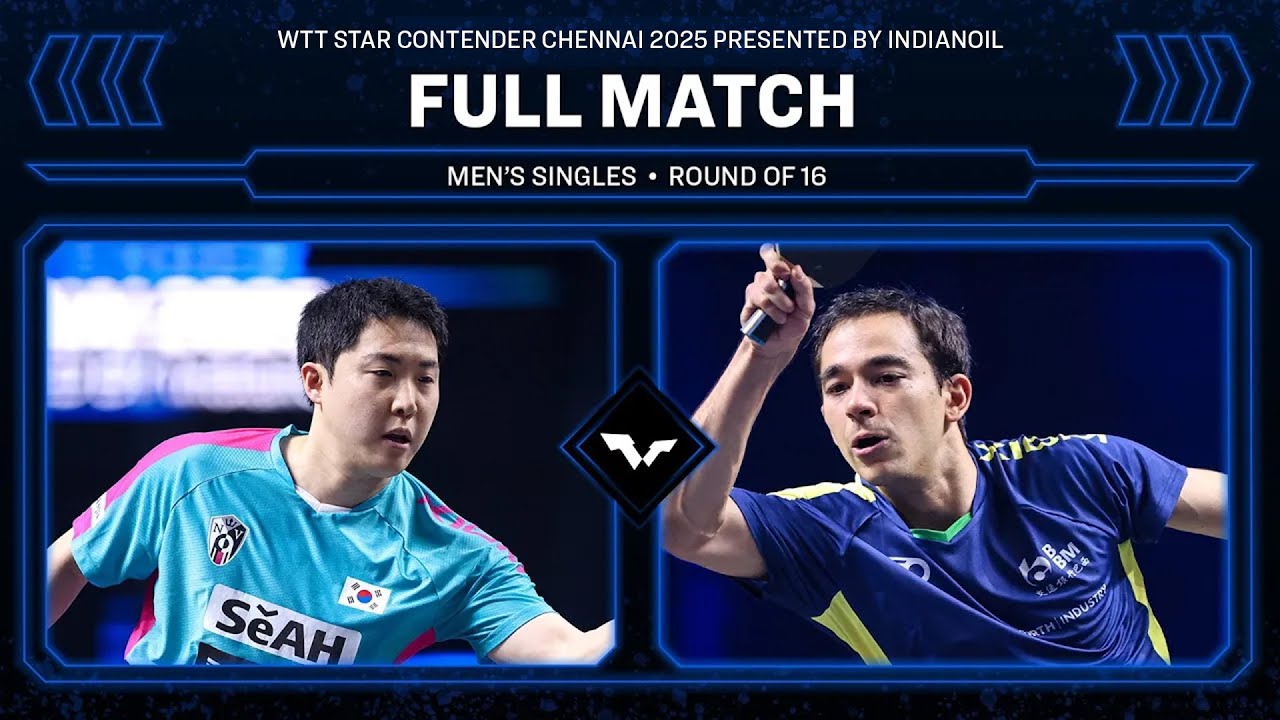 FULL MATCH | Lim Jonghoon vs Hugo Calderano | MS R16 | #WTTChennai 2025
