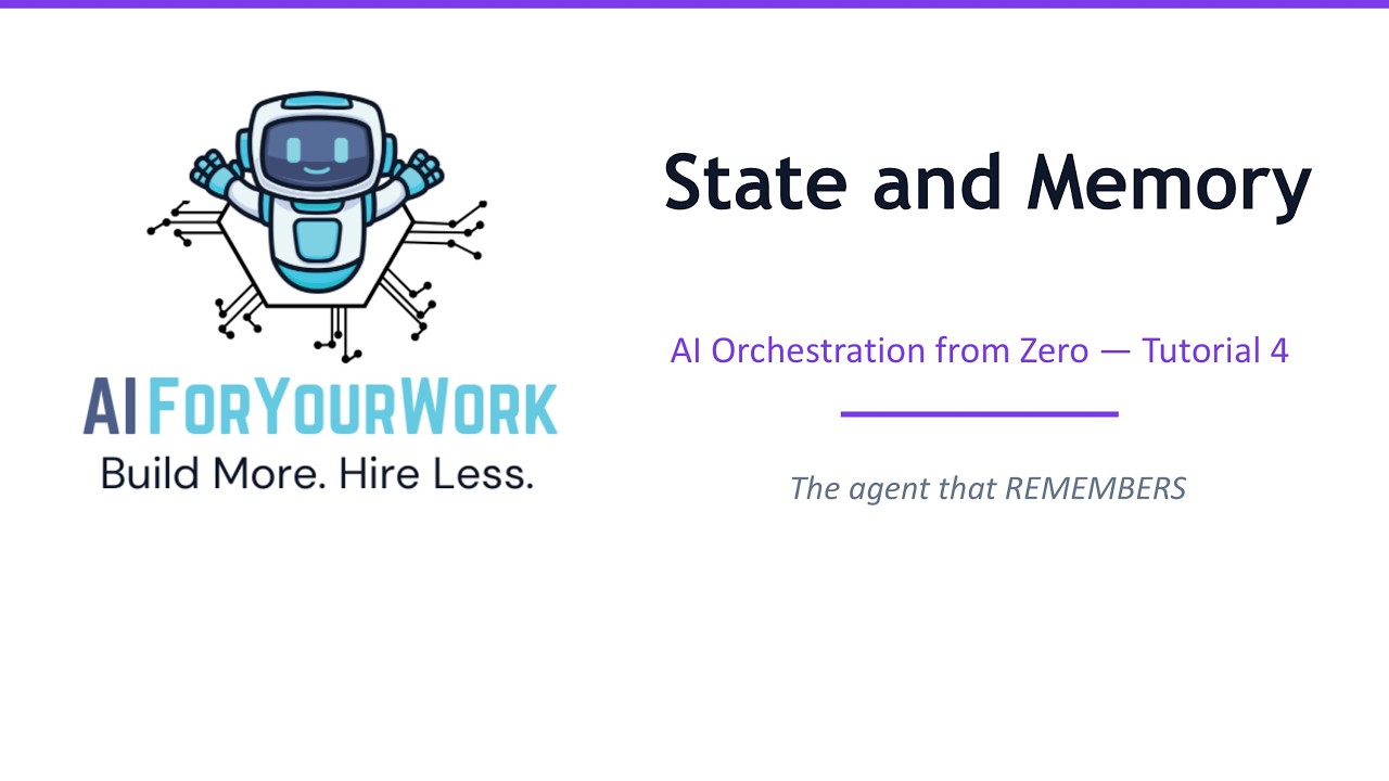 Agent Memory (LangGraph + Checkpointer  + Thread ID) Source Demo| AI Orchestration from Zero T4