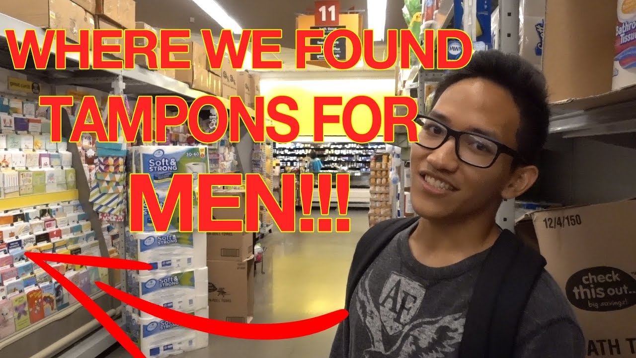 DAILY STRUGGLES OF MAKING A YOUTUBE VIDEO & FINDING MENS TAMPONS