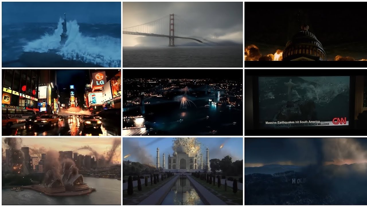CUPLIKAN  KEHANCURAN MONUMEN LANDMARK DARI BEBERAPA FILM!!
