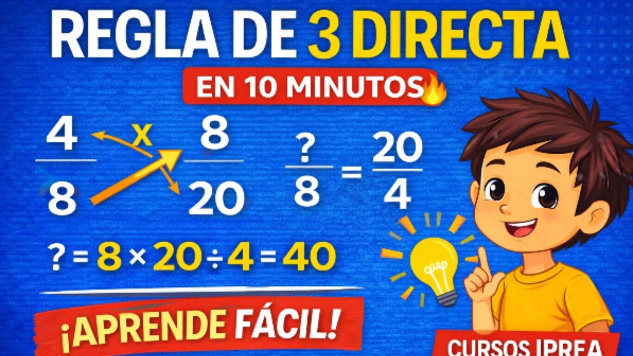 Domina la Regla de 3 Directa HOY | Explicación Fácil + Ejercicios
