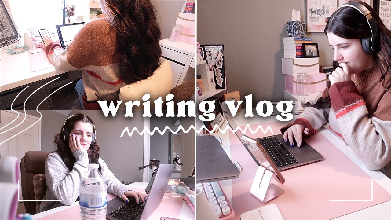 a cozy writing vlog  🖥️ day in the life of a full-time author