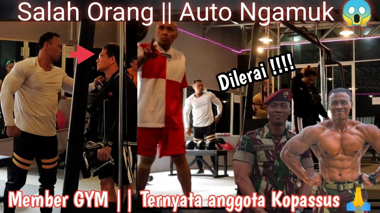 GYM || EKSTRIM DAN NEKAT || AMBIL ALAT SESUKA HATI || TERNYATA ANGGOTA KOPASSUS 🙏