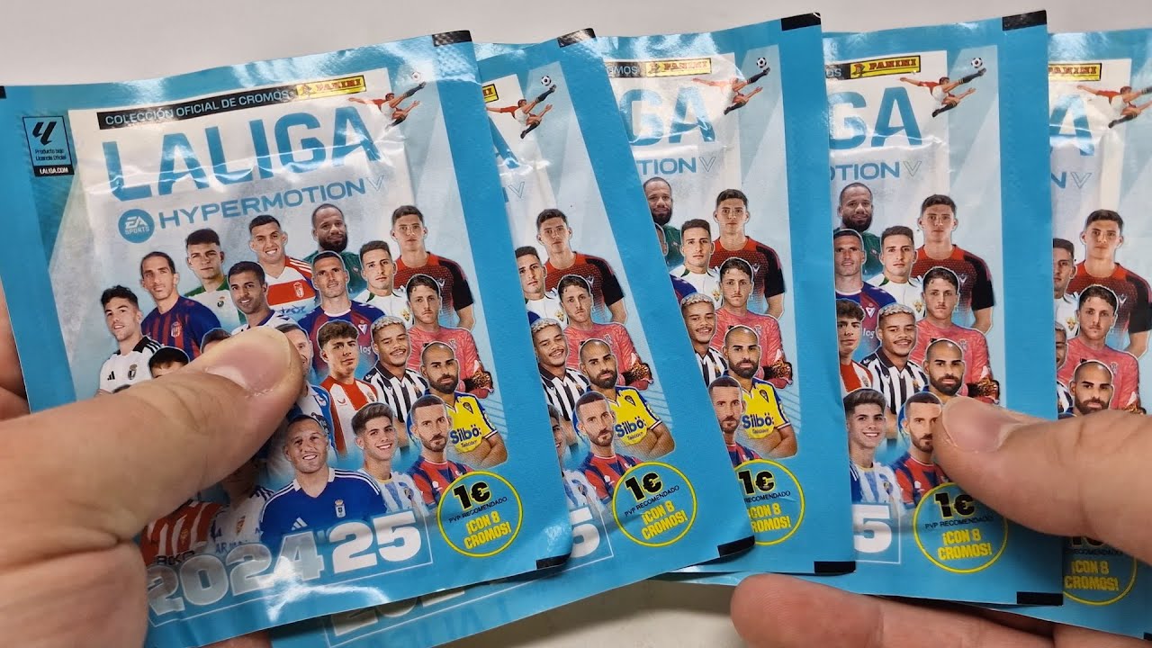 LA LIGA 24/25 Hypermotion stickers - Opening 5x packs - FROM SPAIN - Mikes Cards and Stickers # 629