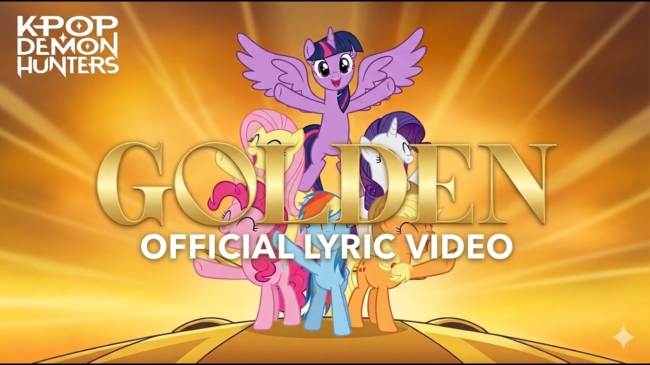 Golden (Glowi'n Version) X My Little Pony | ABBYPLAY ANIMATION STUDIOS | Kpop Demon Hunters X Mane 6