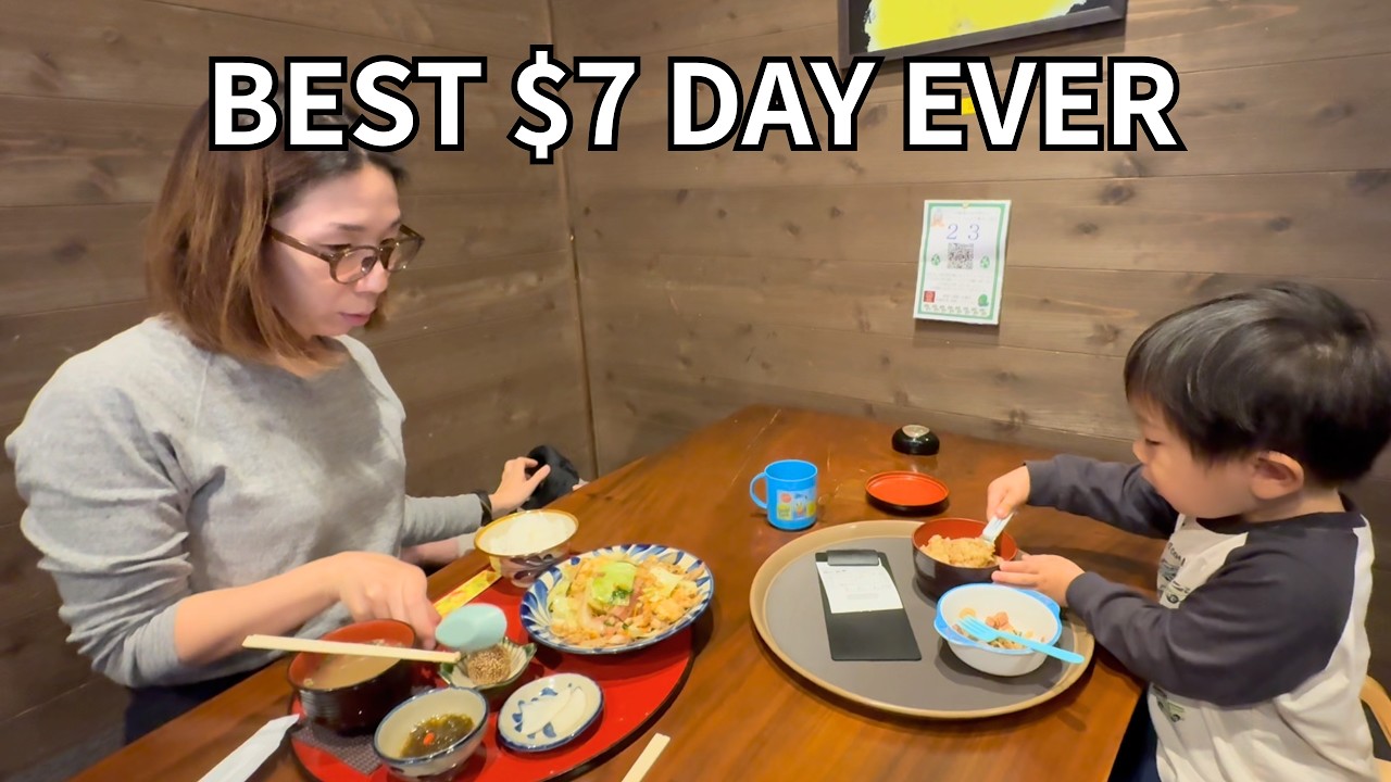 🇯🇵My Toddler Refused Breakfast… But Dinosaurs Saved Our Sunday | Family Day in Nago, Okinawa
