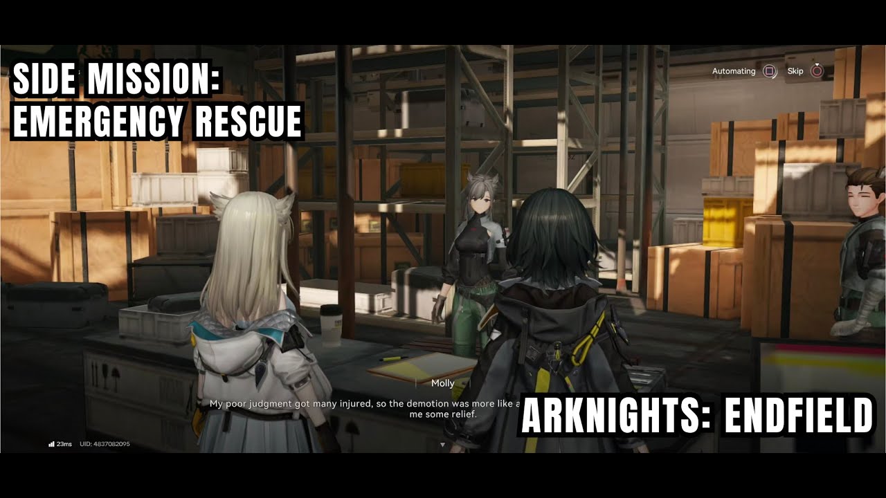 [Arknights: Endfield Side Mission] Emergency Rescue: Infiltrate The Meteorological Station