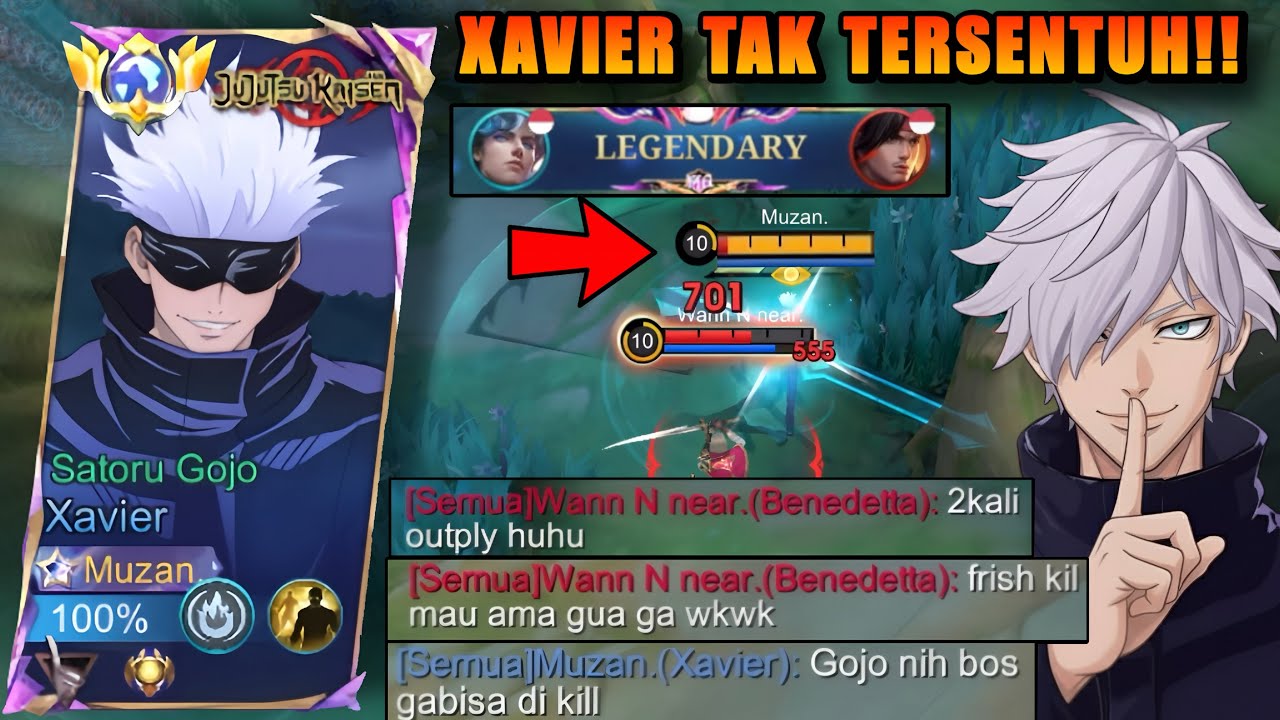 KACAU!! CARA XAVIER BIKIN MUSUH KENA MENTAL! XAVIER TAK TERSENTUH GAMEPLAY | MOBILE LEGENDS