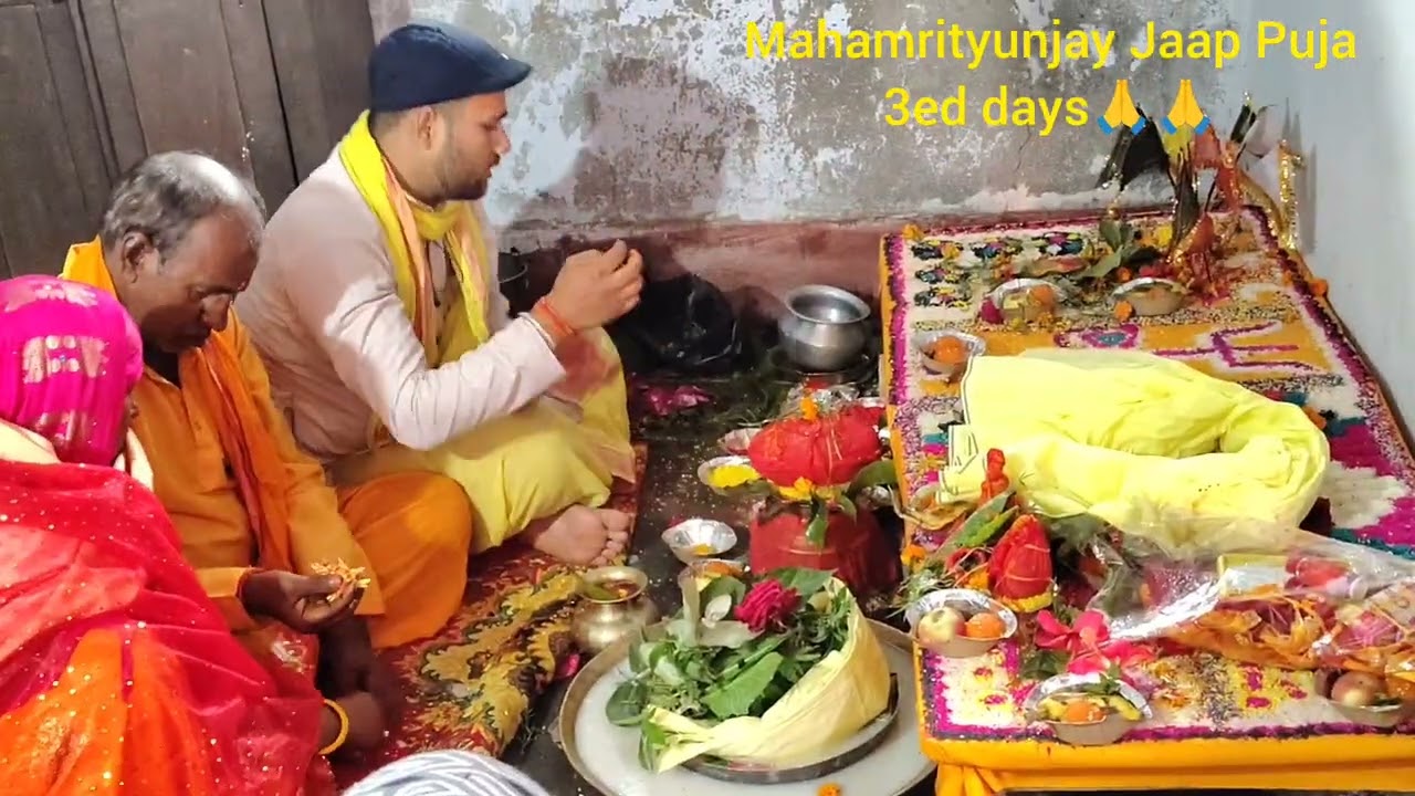 Mahamrityunjay Jaap Puja #3ed days ##🙏🙏
