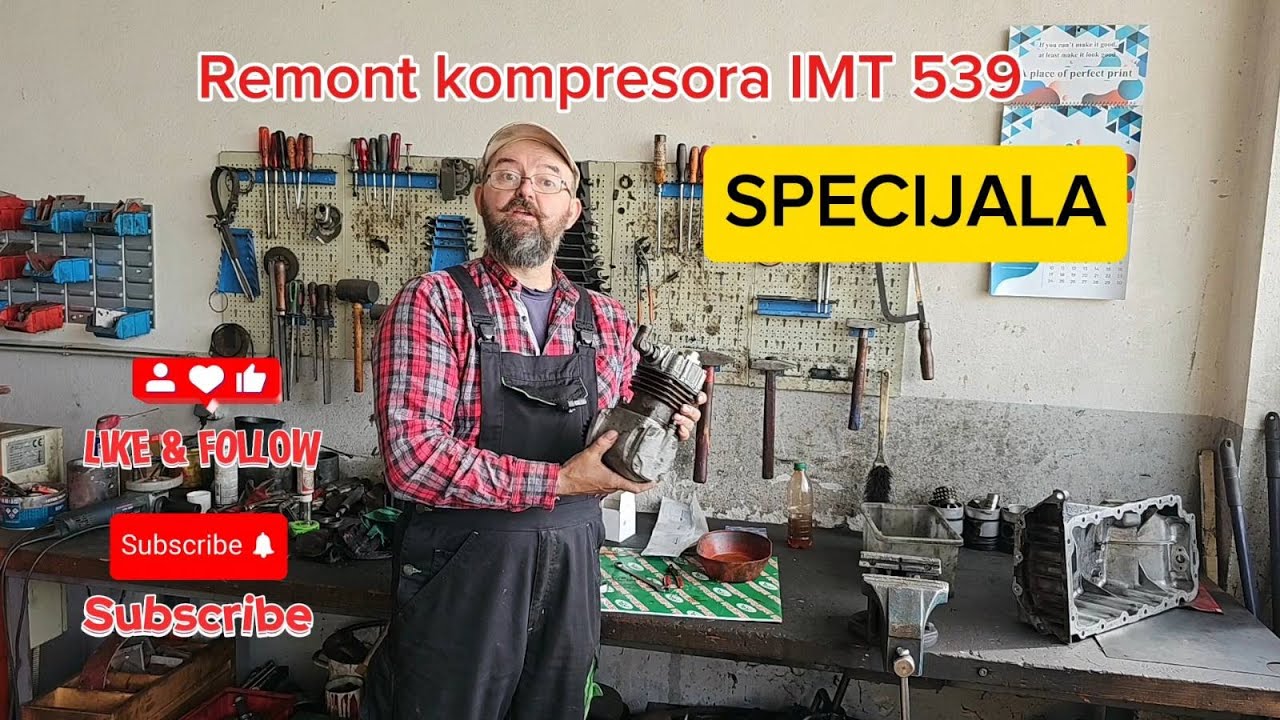 Remont kompresora IMT 539 Specijala