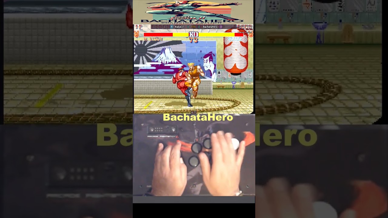 Bison vs Guile Funny Game Street Fighter II Champion Edition #sf2ce #retrogaming #shorts