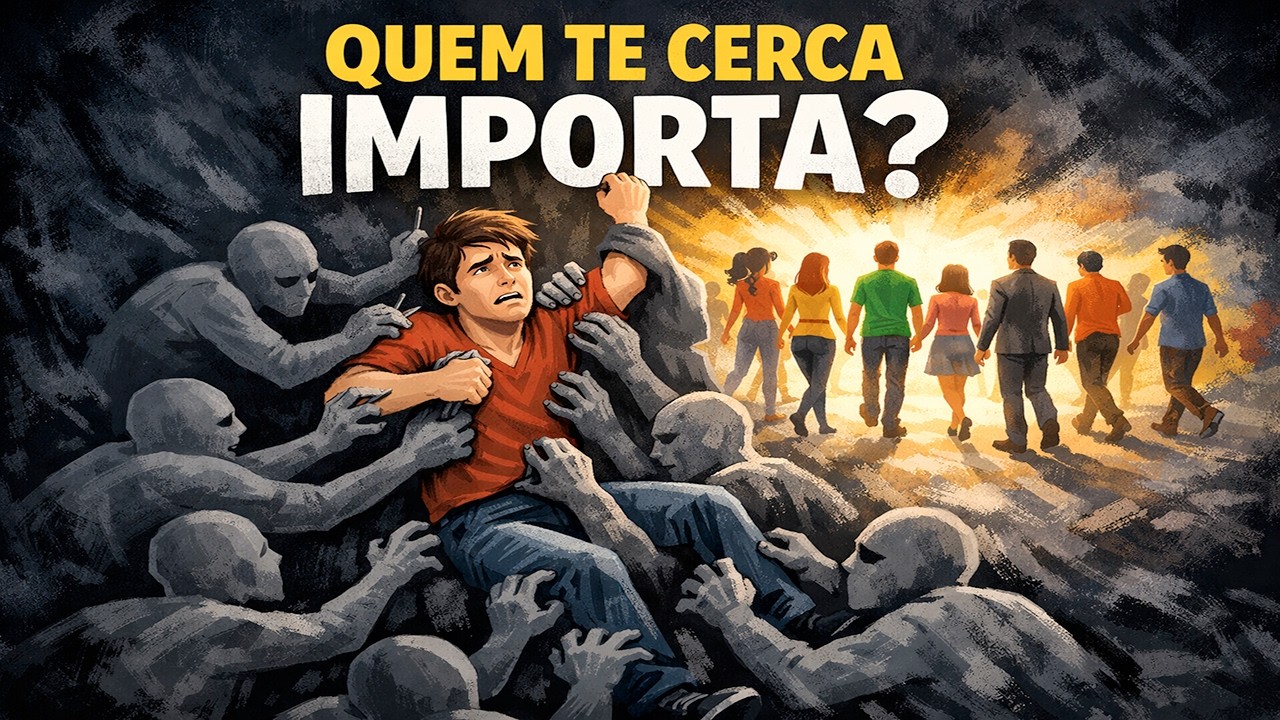 Você está cercado por pessoas que te puxam pra cima ou pra baixo? Saiba mais se isso importa