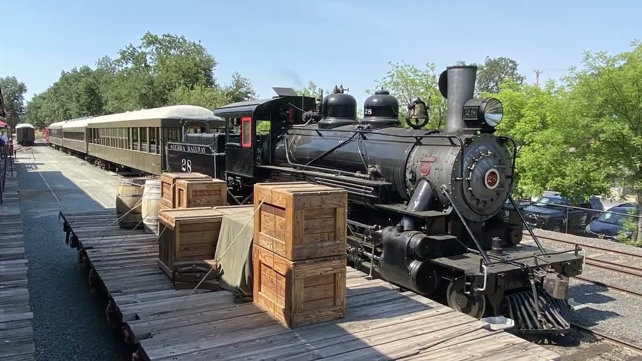Sierra Railway No. 28 Steam Locomotive