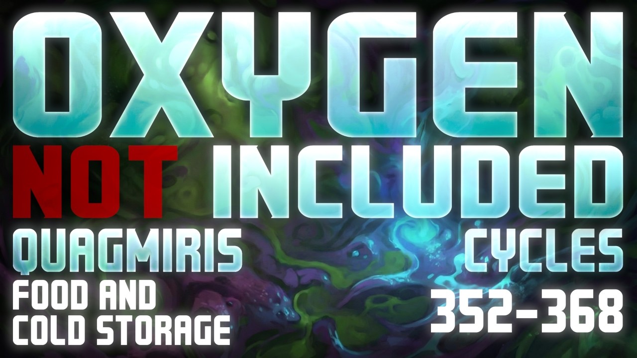 14 - Oxygen Not Included: Quagmiris, Food and Cold Storage