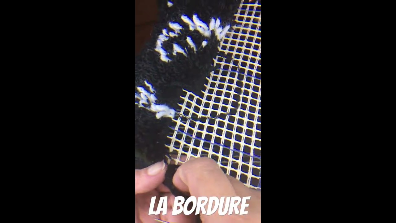 Tapis point noué ou de laine : technique