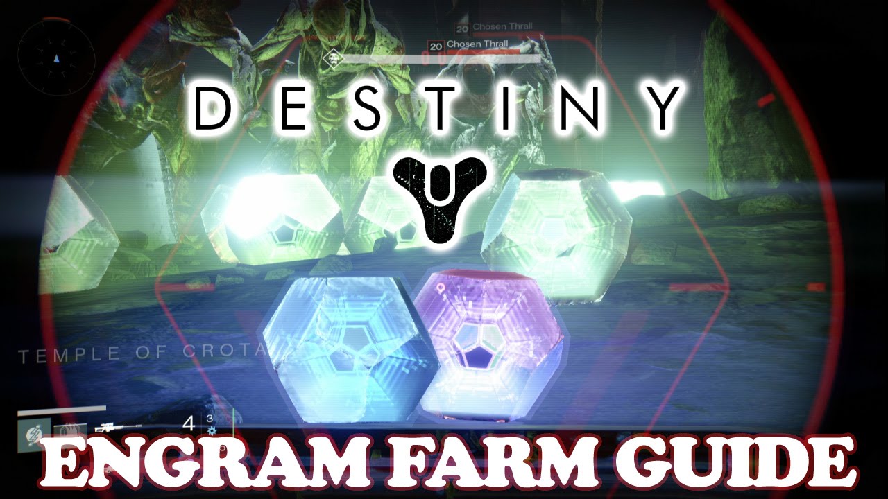 [Post Lootcave Nerf] Engram / Cryptarch Rank Farming Guide - Destiny