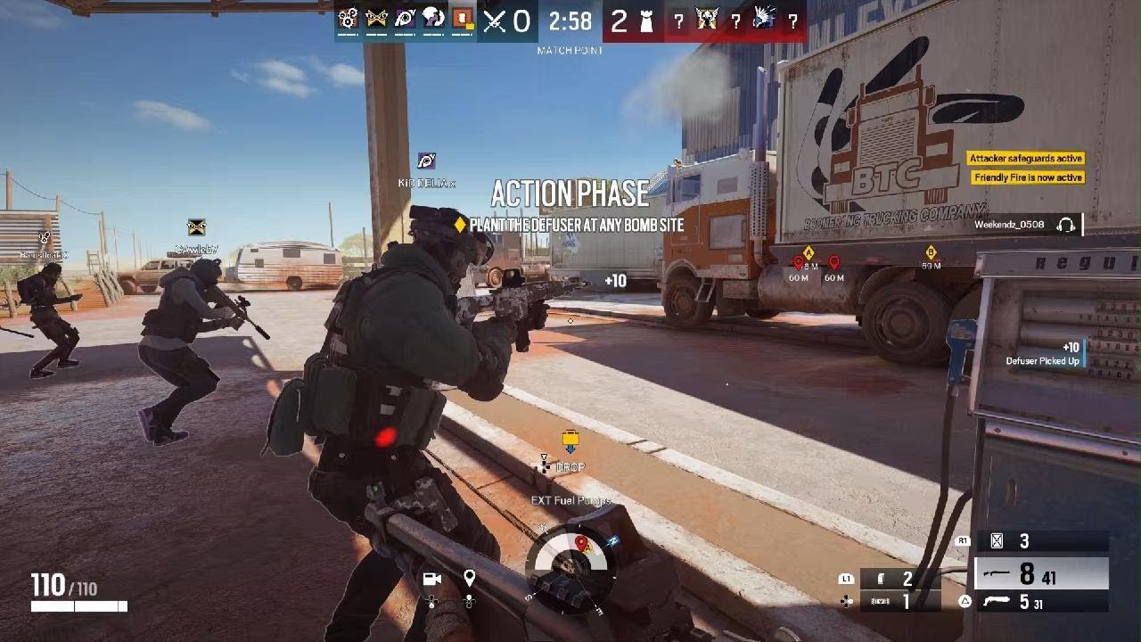 Tom Clancy's Rainbow Six Siege gameplay (new btw)
