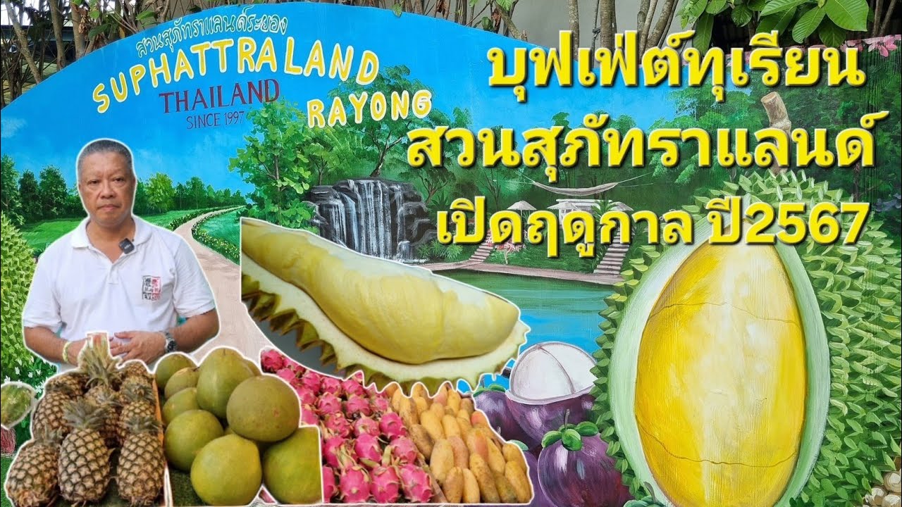 EP.131บุฟเฟ่ต์ทุเรียน สวนสุภัทราแลนด์ เริ่มแล้ว ปี 2567 (อัปเดท)
