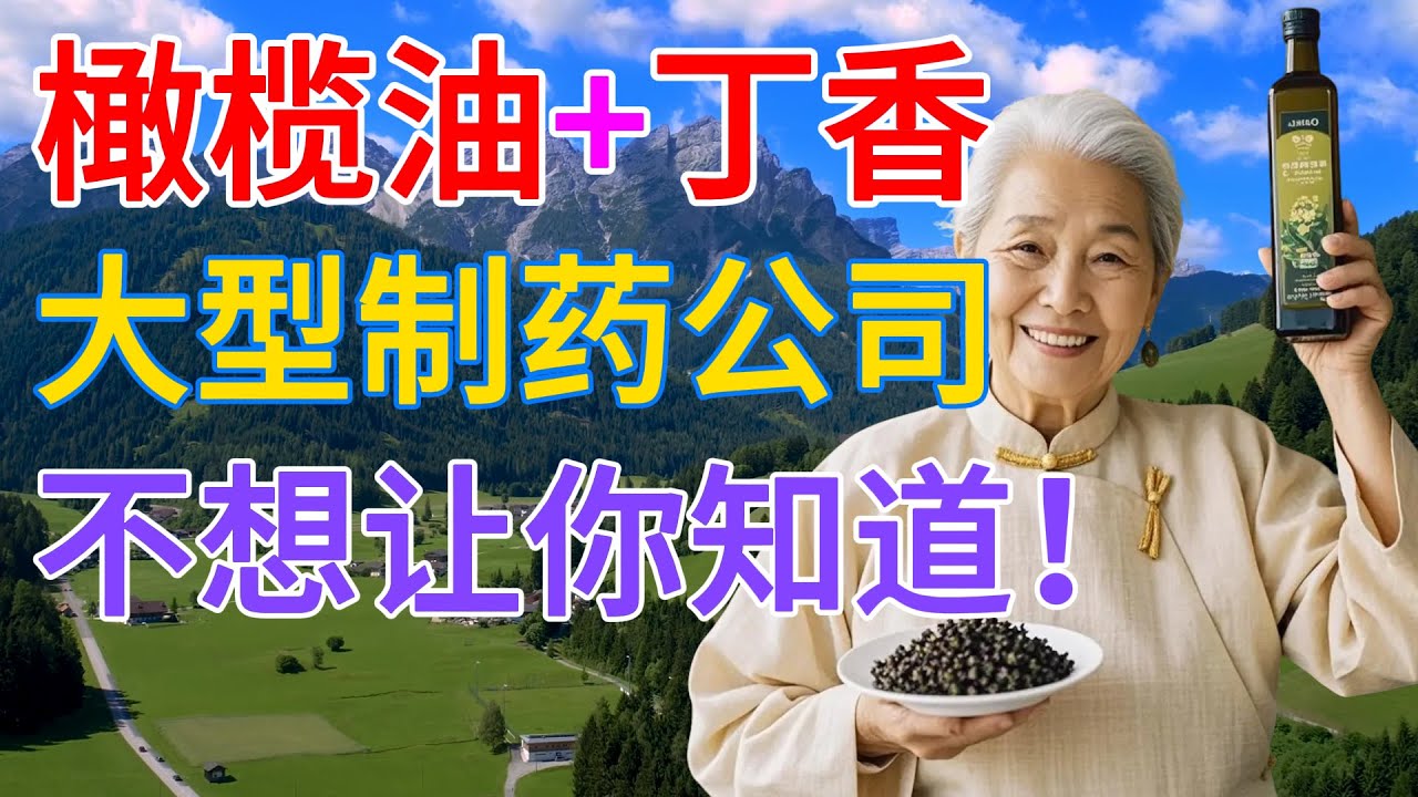 老年人！橄榄油和丁香这样混合使用，可立即缓解8种健康问题