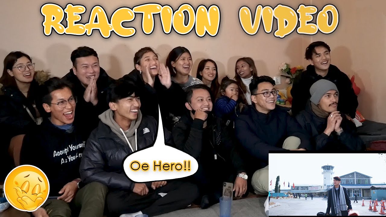 My Friends Reacts On My Music Video || Amazing Reaction || Abishek Gurung