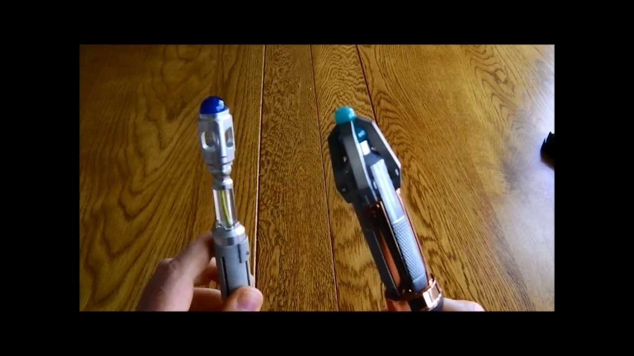 10th vs 11th Doctor Who Sonic Screwdriver Universal Remotes