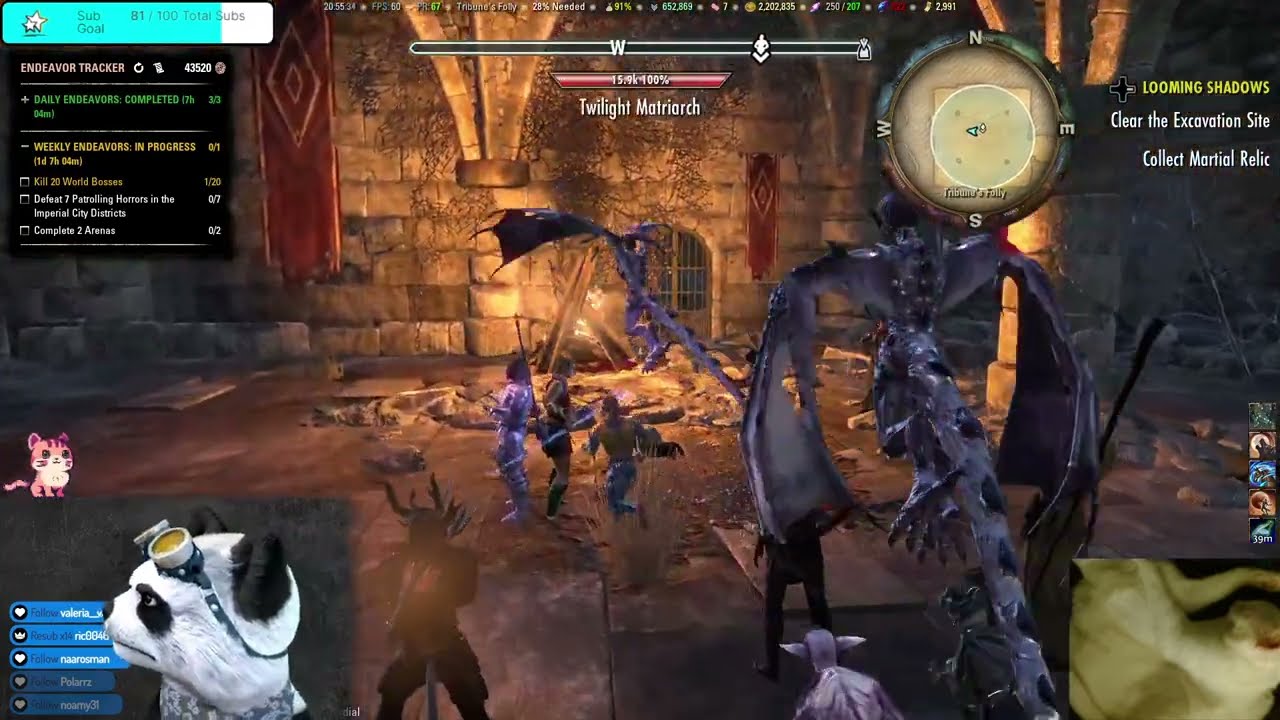 Tianlein plays ESO (733) - Endeavours & Guilds and Glory Event