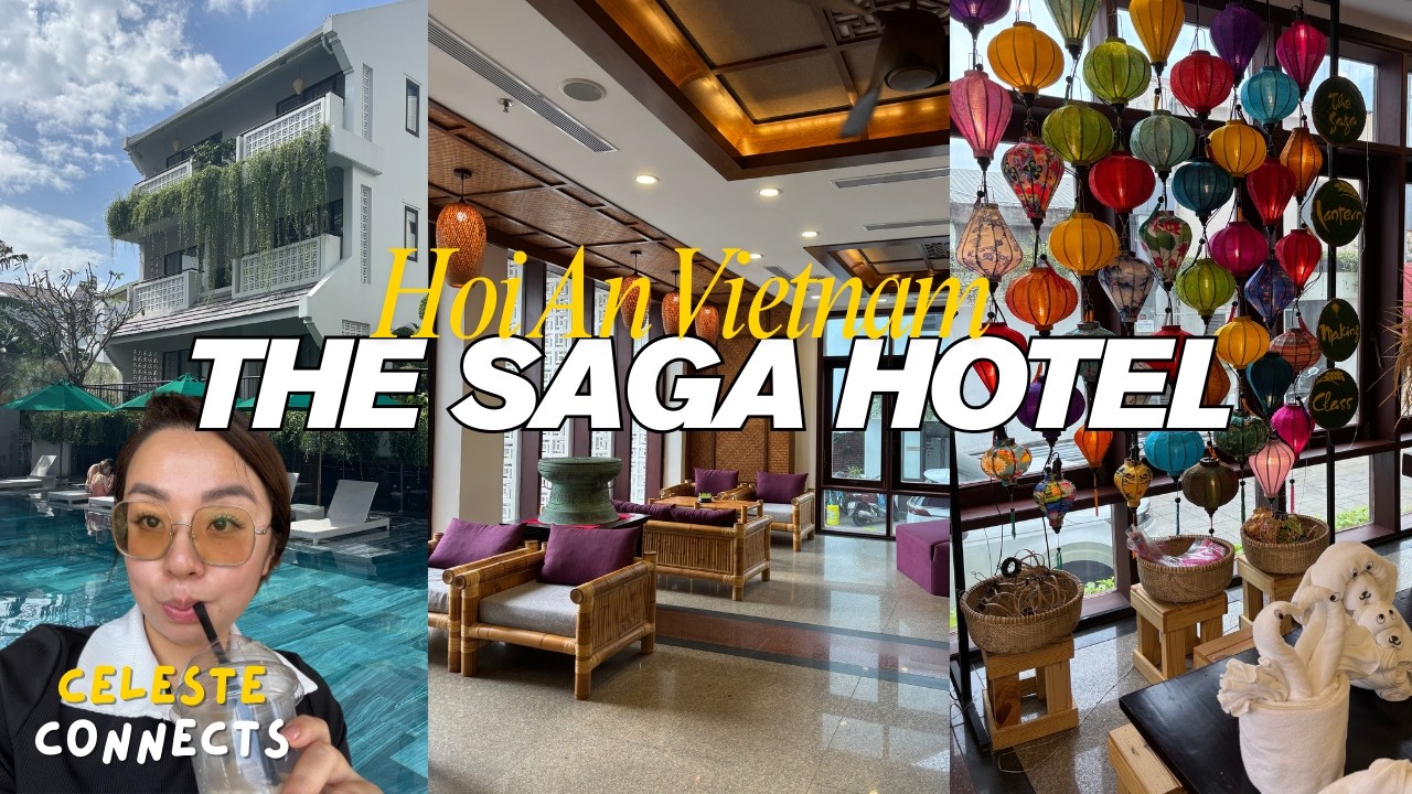 The SAGA hotel Hoi an, Vietnam 🇻🇳  | Full Tour, Free Perks, Pool & Breakfast Buffet!