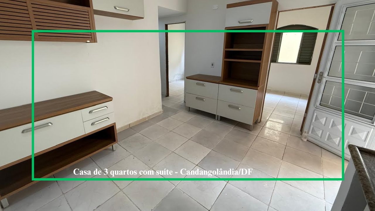 Casa com 3 Quartos sendo 1 suíte na laje - Candangolândia/DF.