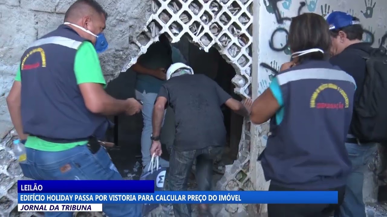 Edifício Holiday passa por vistoria para calcular preço do imóvel