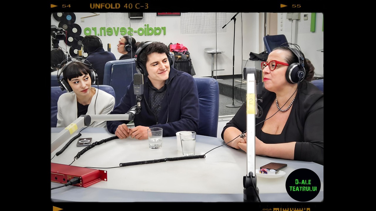 Alexandra Sălceanu, Victoria Dicu și Ciprian Nicula @ D-ale Teatrului la Radio SEVEN.