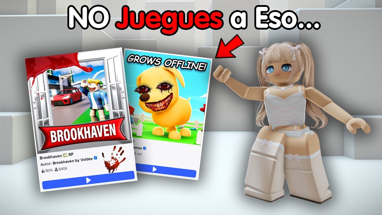 Juegos malditos de Roblox que NUNCA deber&iacute;as jugar