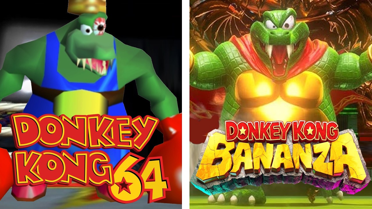 DONKEY KONG BANANZA - All Donkey Kong 64 References