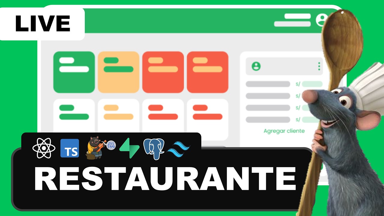 Programando Sistema para RESTAURANTE con React y Typescript | LIVE 2