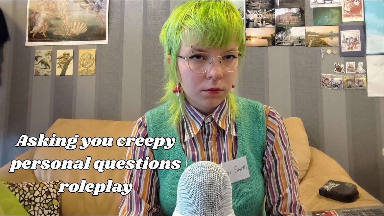 ASMR A Creepy Survey Roleplay (typing sounds, soft spoken, whispering)
