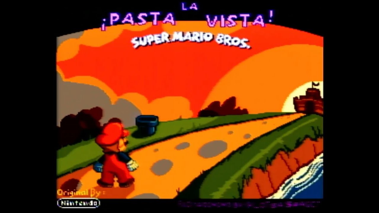 Super Mario Bros ¡Pasta La Vista! - SNES - Mario gameplay
