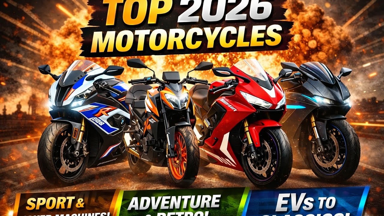 Top 2026 Motorcycles You Must See! Superbikes, Cruisers & EVs Explained