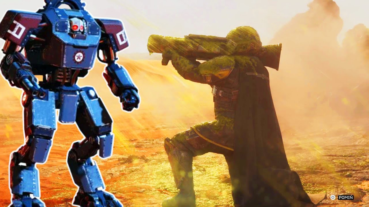 HELLDIVERS 2 - Krakoos rozwala roboty