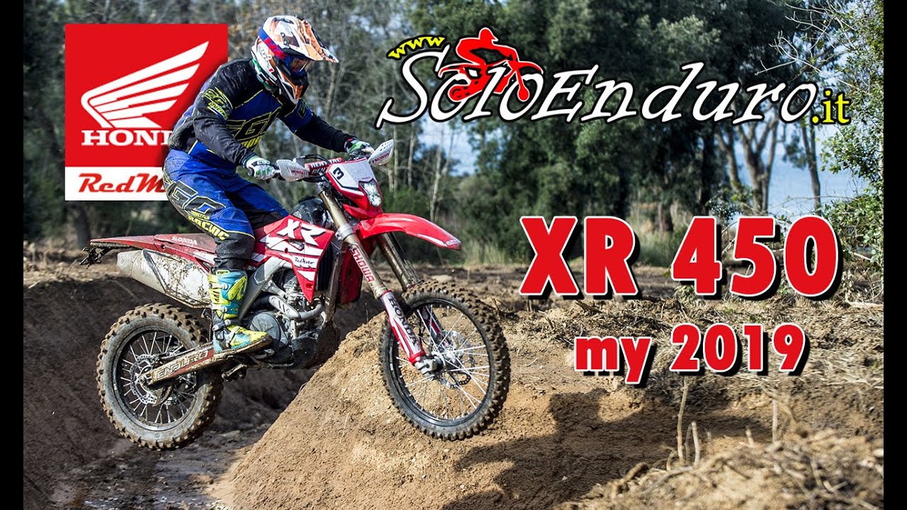 Honda XR450 my 2019 RedMoto La prova