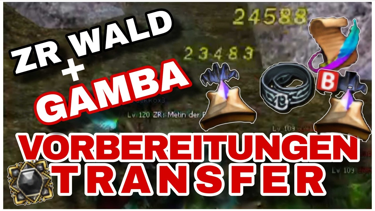 Metin2 Nyx [19] Erste Vorbereitungen für Transfer + GAMBA