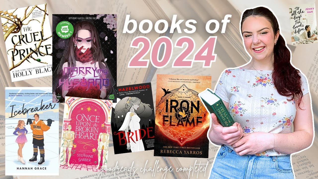 📚BOOKTOK GIRLIE SHARES HER 2024 📚 | reading wrap up 2024, book recs + mini reviews