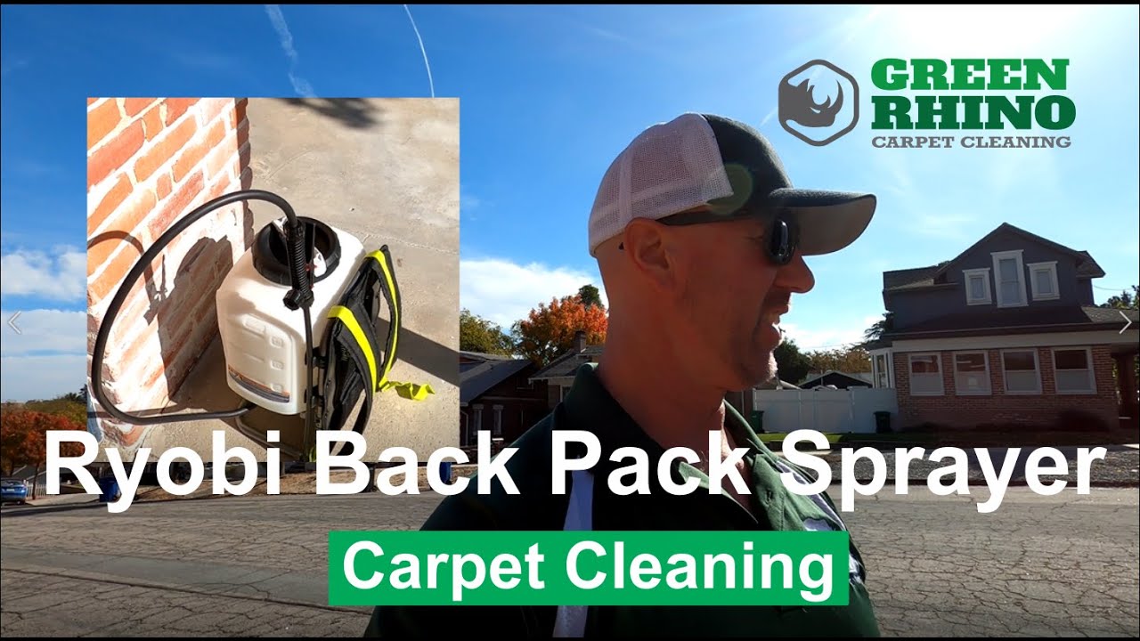 Ryobi Backpack sprayer for laying down pre-spray - Carpet cleaning
