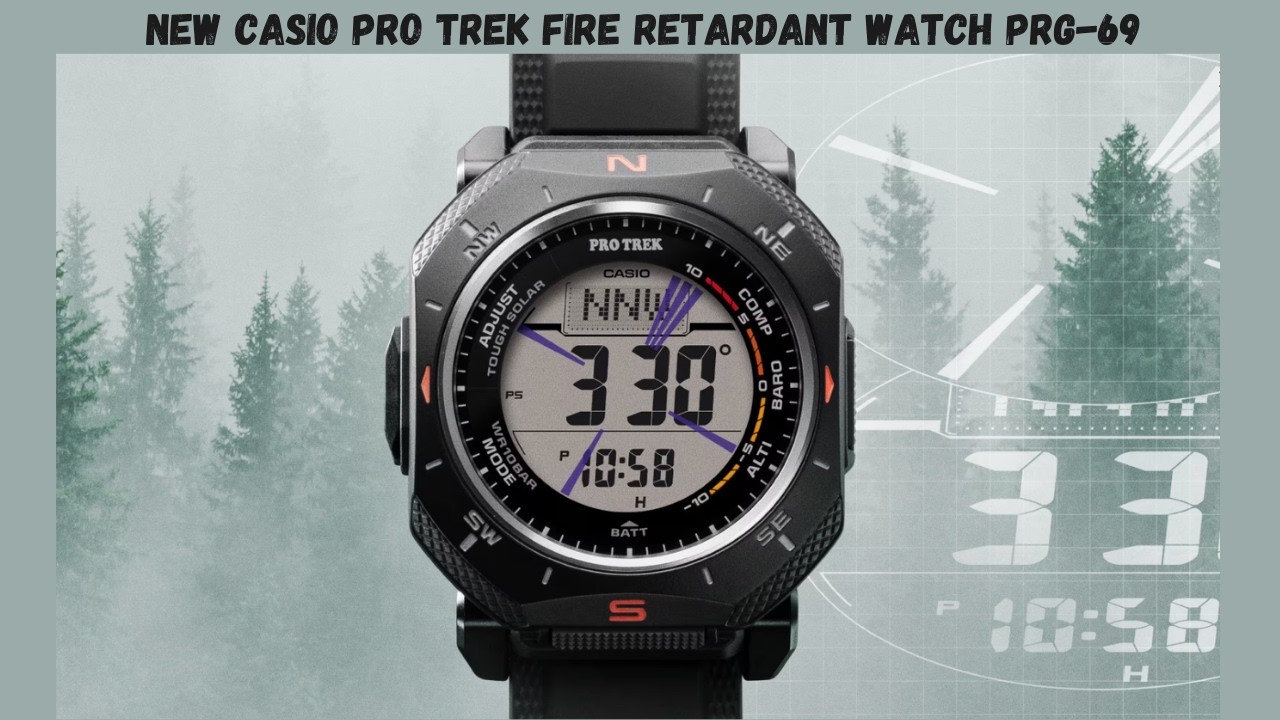 Новые часы Casio Pro Trek с огнестойким двухсторонним ЖК-дисплеем для активного отдыха.